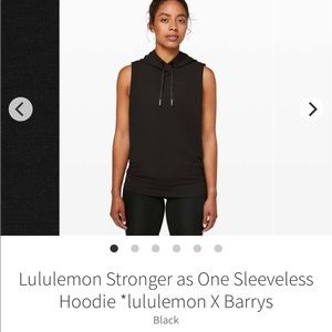 Lululemon Stronger As One Hoodie barrys size 8